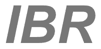 Logo IBR - Ingenieurbüro Reh :: Graue Großbuchstaben IBR - steht für Ingenieurbüro Reh.