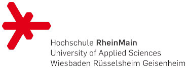 Logo der Hochschule Rhein Main :: Logo der Hochschule Rhein Main.